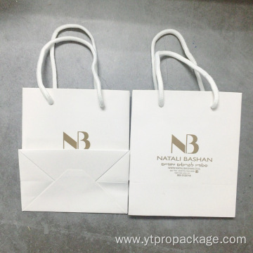 Small kraft shopping packaging paper bag